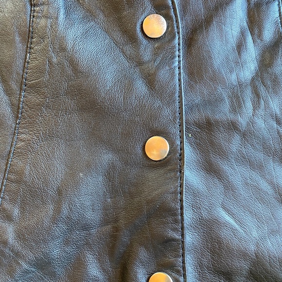 Vintage Wilson’s leather snap vest - Picture 6 of 8